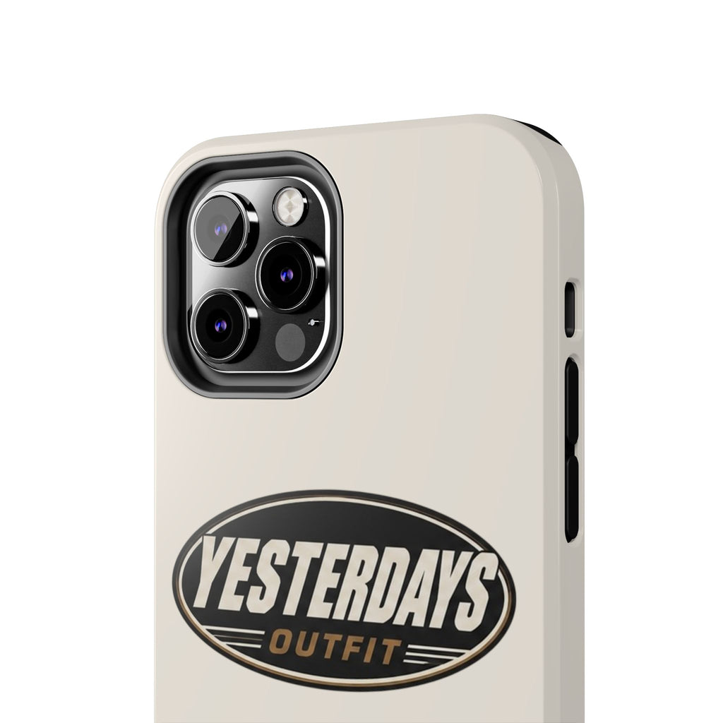 Yesterdays Outfit phone case | Tough Phone Cases, retro oval logo