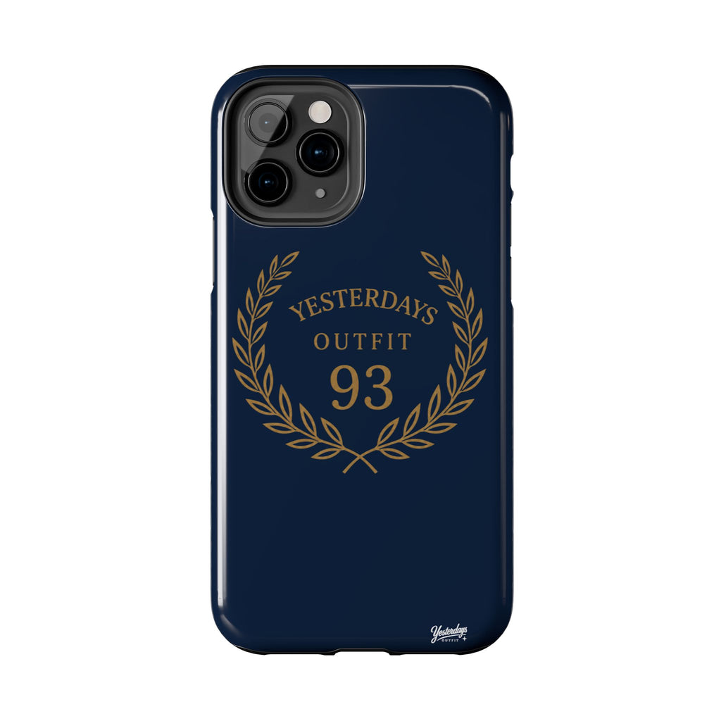 Yesterdays Outfit 93 Phone Case | Laurel Wreath Navy Protective Case