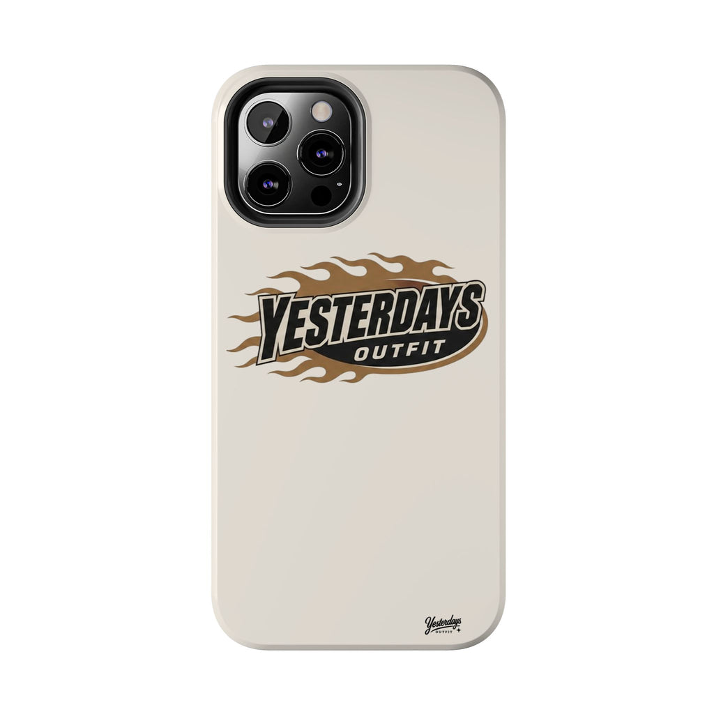 Yesterdays Outfit Flame Logo Phone Case | Tough Phone Case
