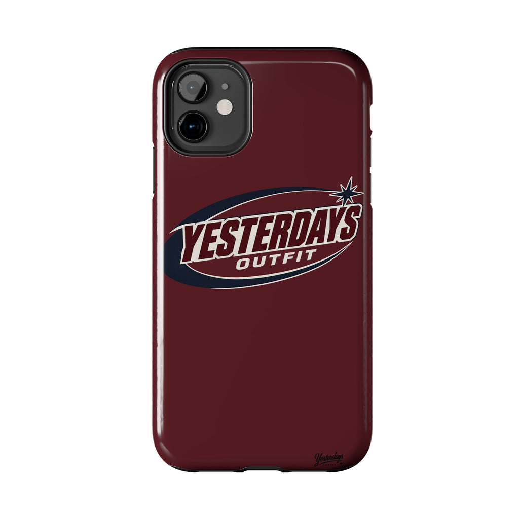 Yesterdays Outfit logo Tough Phone Case | Retro Badge iPhone Android