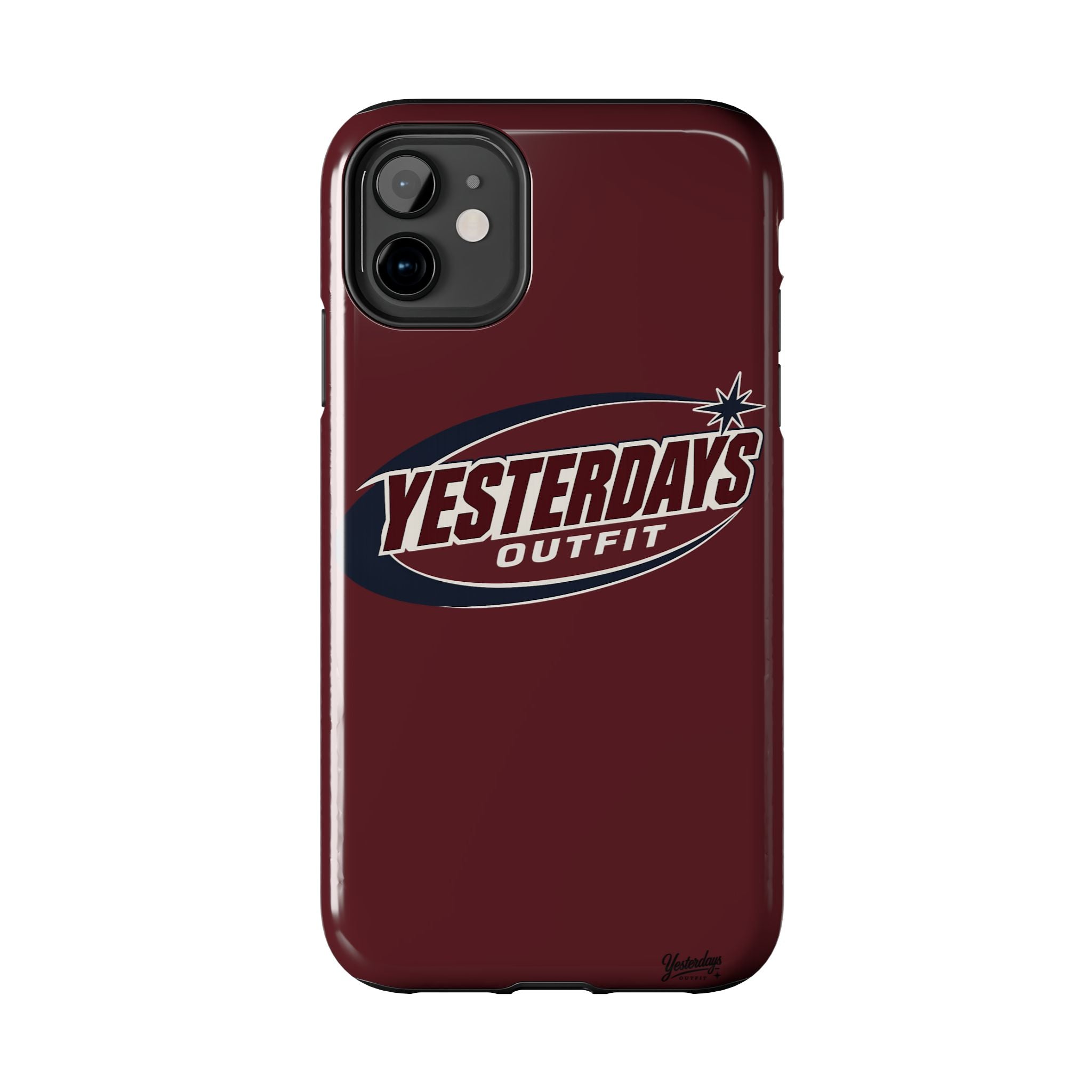 Yesterdays Outfit logo Tough Phone Case | Retro Badge iPhone Android