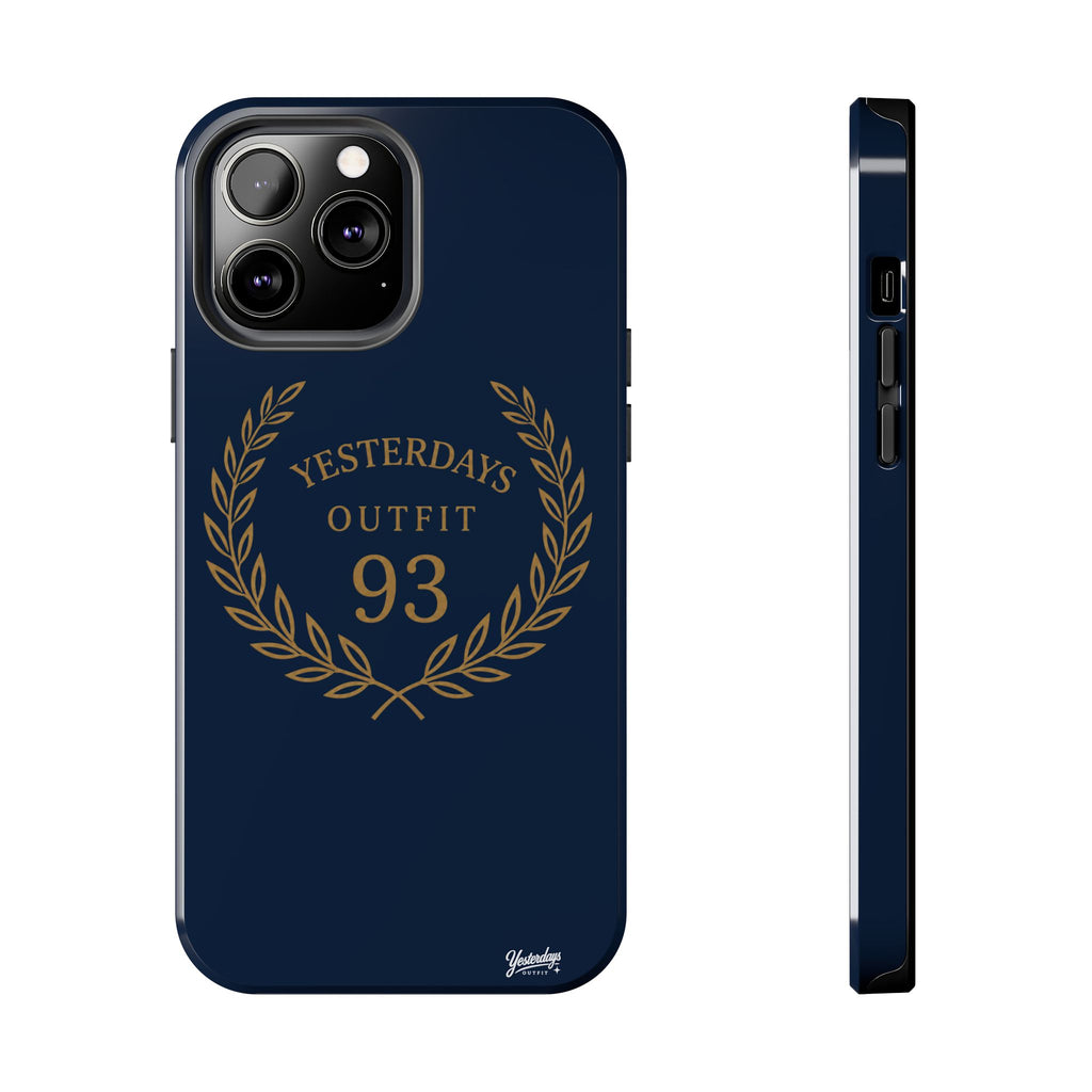 Yesterdays Outfit 93 Phone Case | Laurel Wreath Navy Protective Case