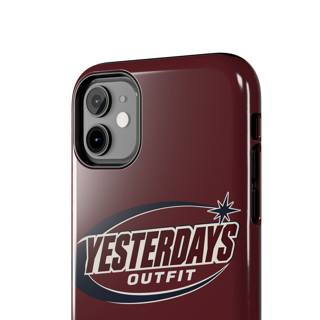 Yesterdays Outfit logo Tough Phone Case | Retro Badge iPhone Android