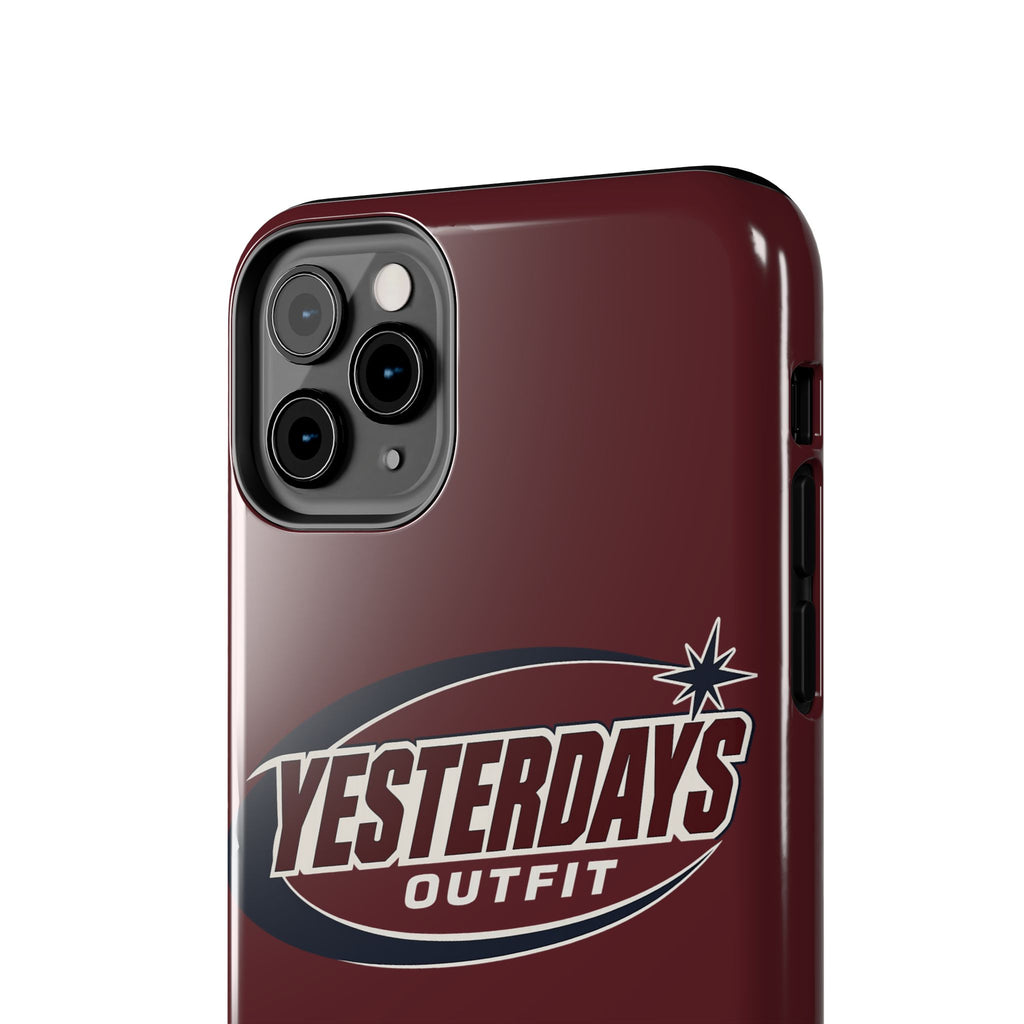 Yesterdays Outfit logo Tough Phone Case | Retro Badge iPhone Android