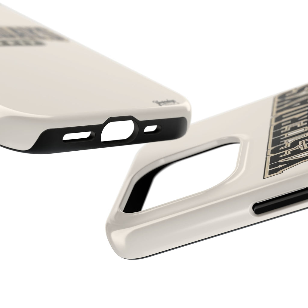 Yesterdays Outfit Phone Case | Retro Collegiate Logo, Tough Phone Case
