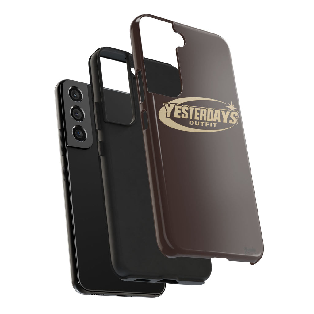 Yesterdays Outfit logo Tough Phone Case | Retro Badge Phone Case