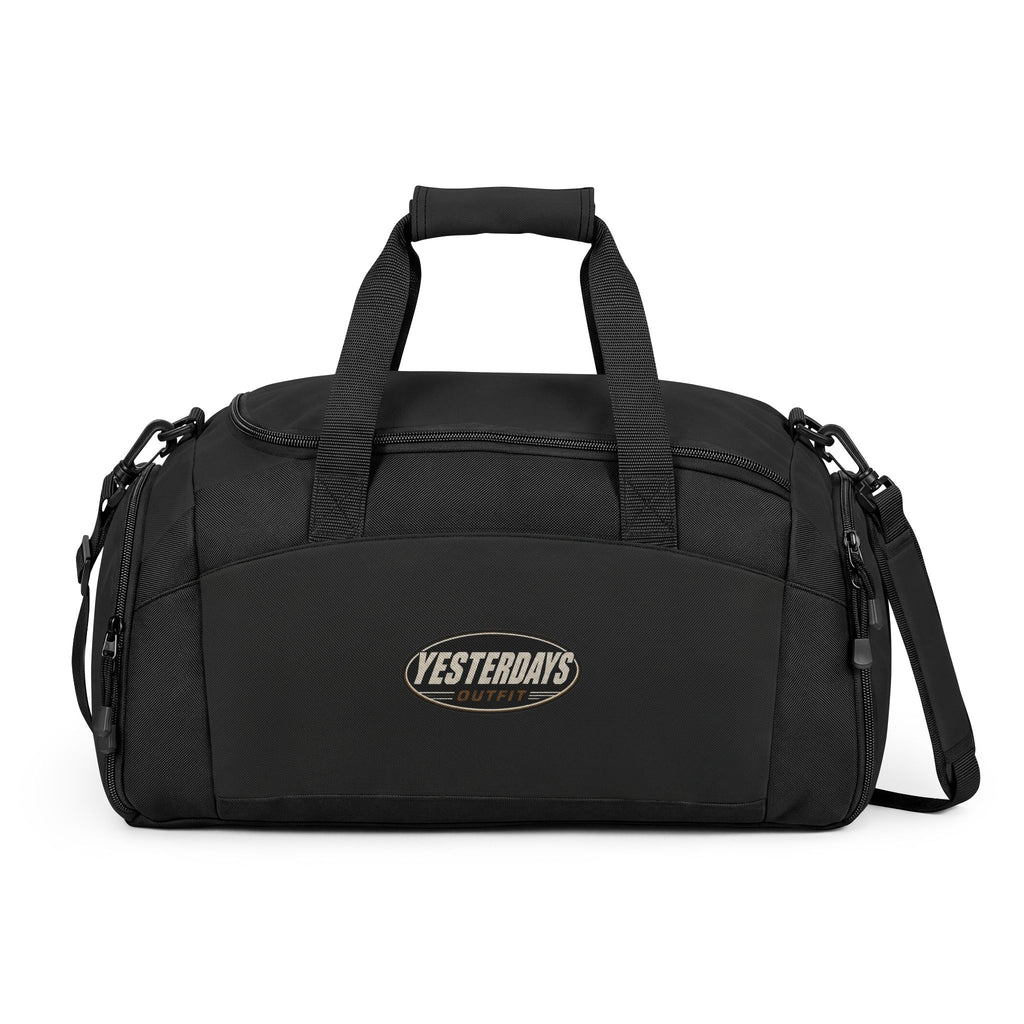 Yesterdays oval logo Gym Bag | duffel, shoulder strap, zippered pockets