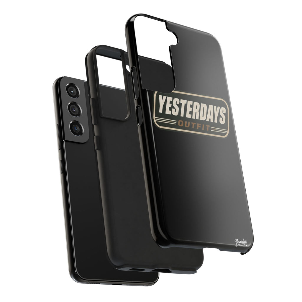 Yesterdays Outfit vintage logo Tough Phone Case | retro badge phone cover