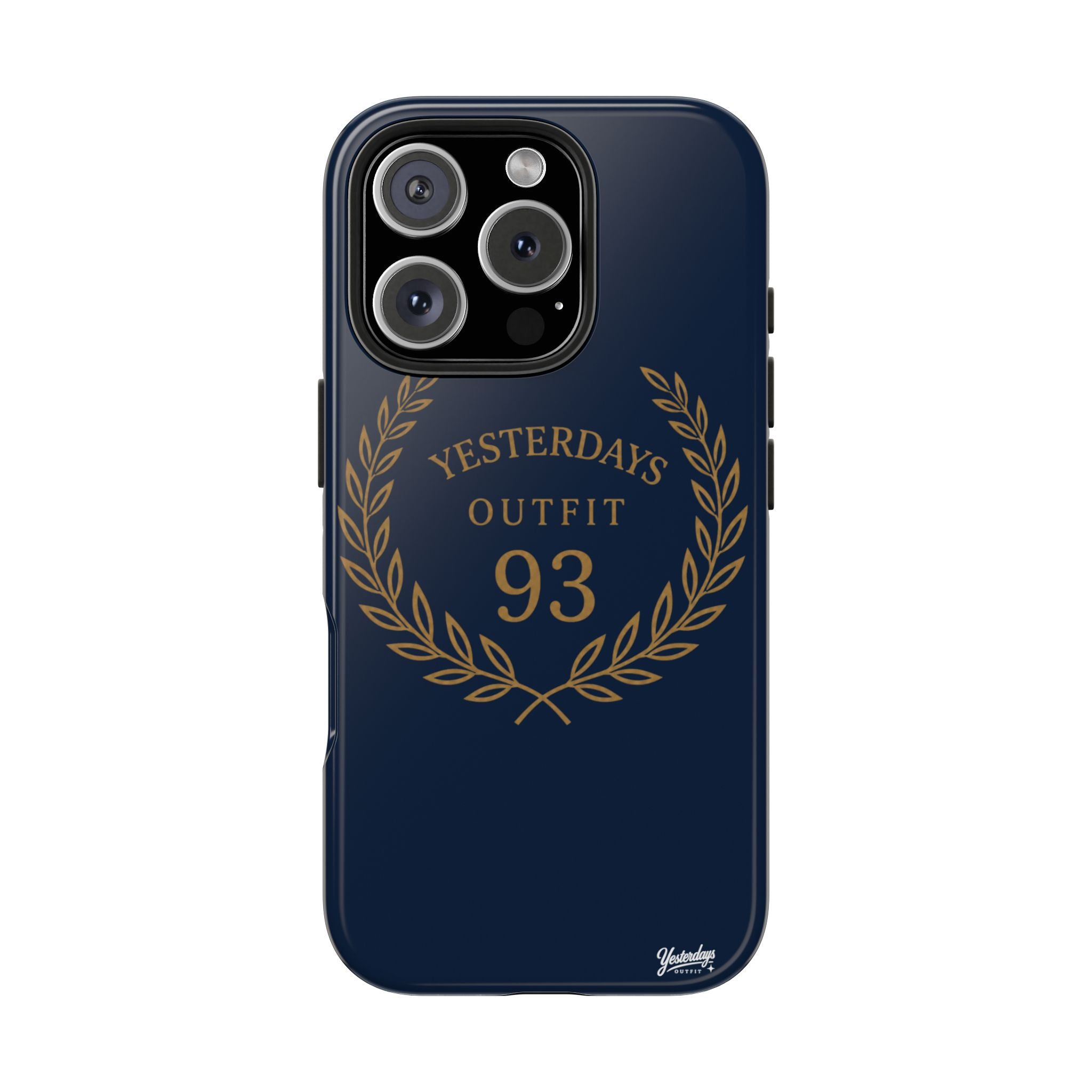 Yesterdays Outfit 93 Phone Case | Laurel Wreath Navy Protective Case