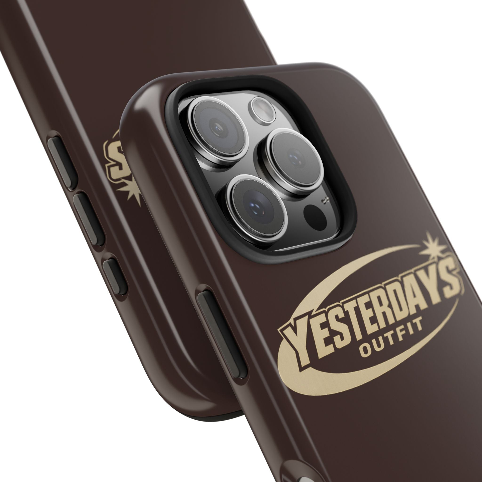 Yesterdays Outfit logo Tough Phone Case | Retro Badge Phone Case