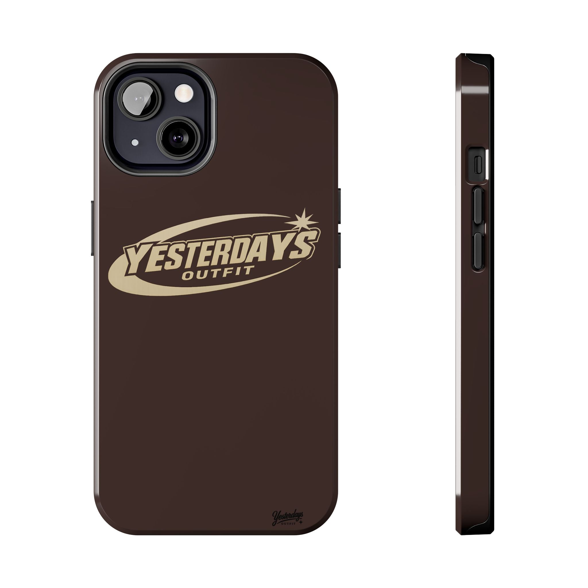 Yesterdays Outfit logo Tough Phone Case | Retro Badge Phone Case