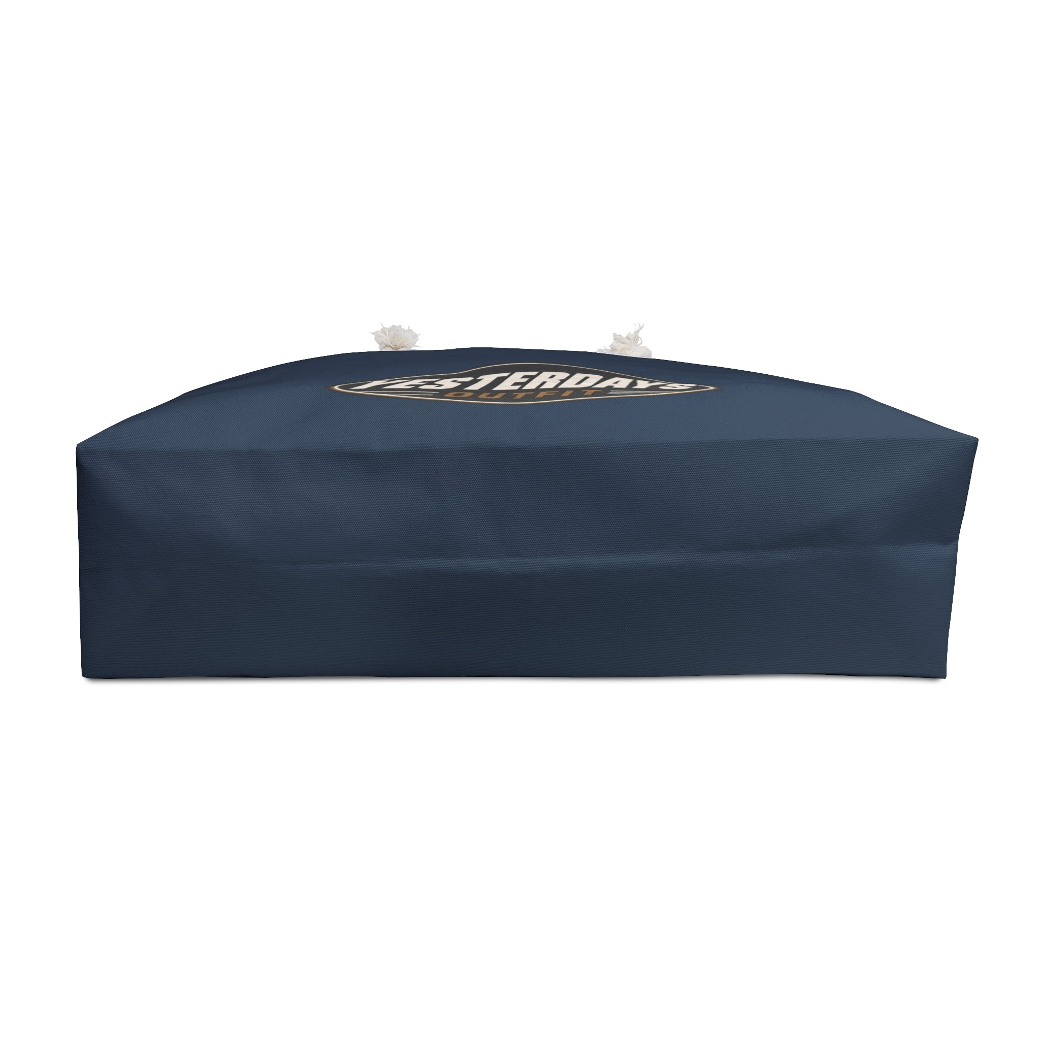 Yesterdays Outfit Logo Weekender Bag | Navy Canvas Travel Tote