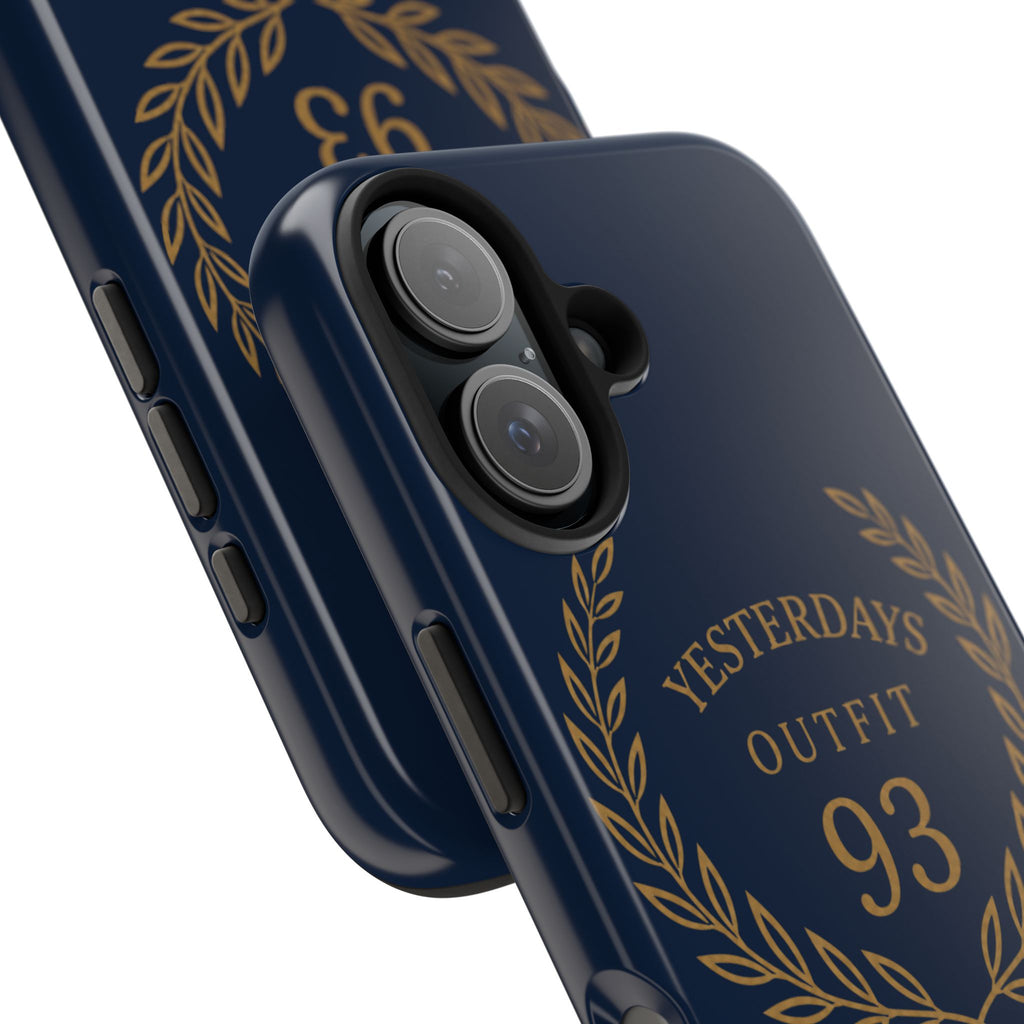 Yesterdays Outfit 93 Phone Case | Laurel Wreath Navy Protective Case