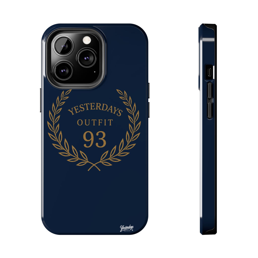 Yesterdays Outfit 93 Phone Case | Laurel Wreath Navy Protective Case
