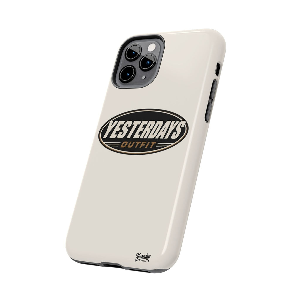 Yesterdays Outfit phone case | Tough Phone Cases, retro oval logo