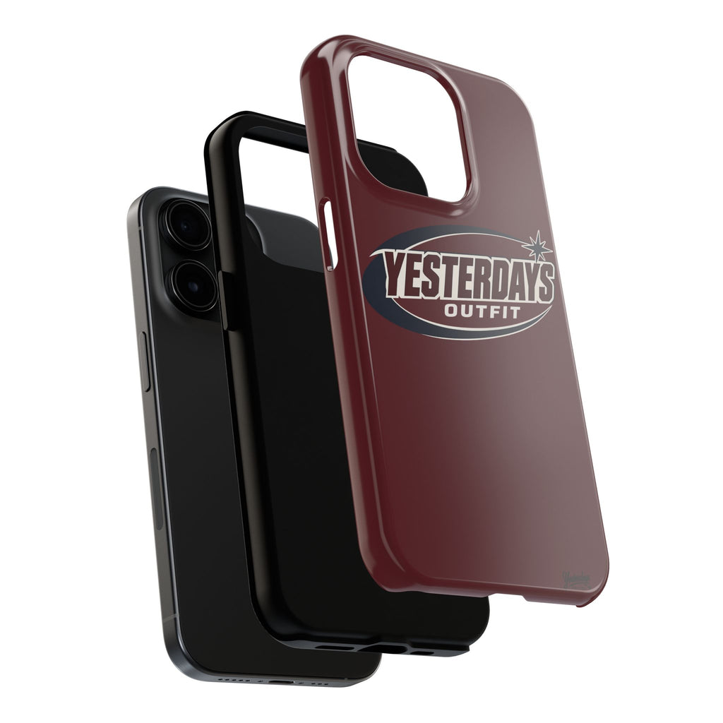 Yesterdays Outfit logo Tough Phone Case | Retro Badge iPhone Android