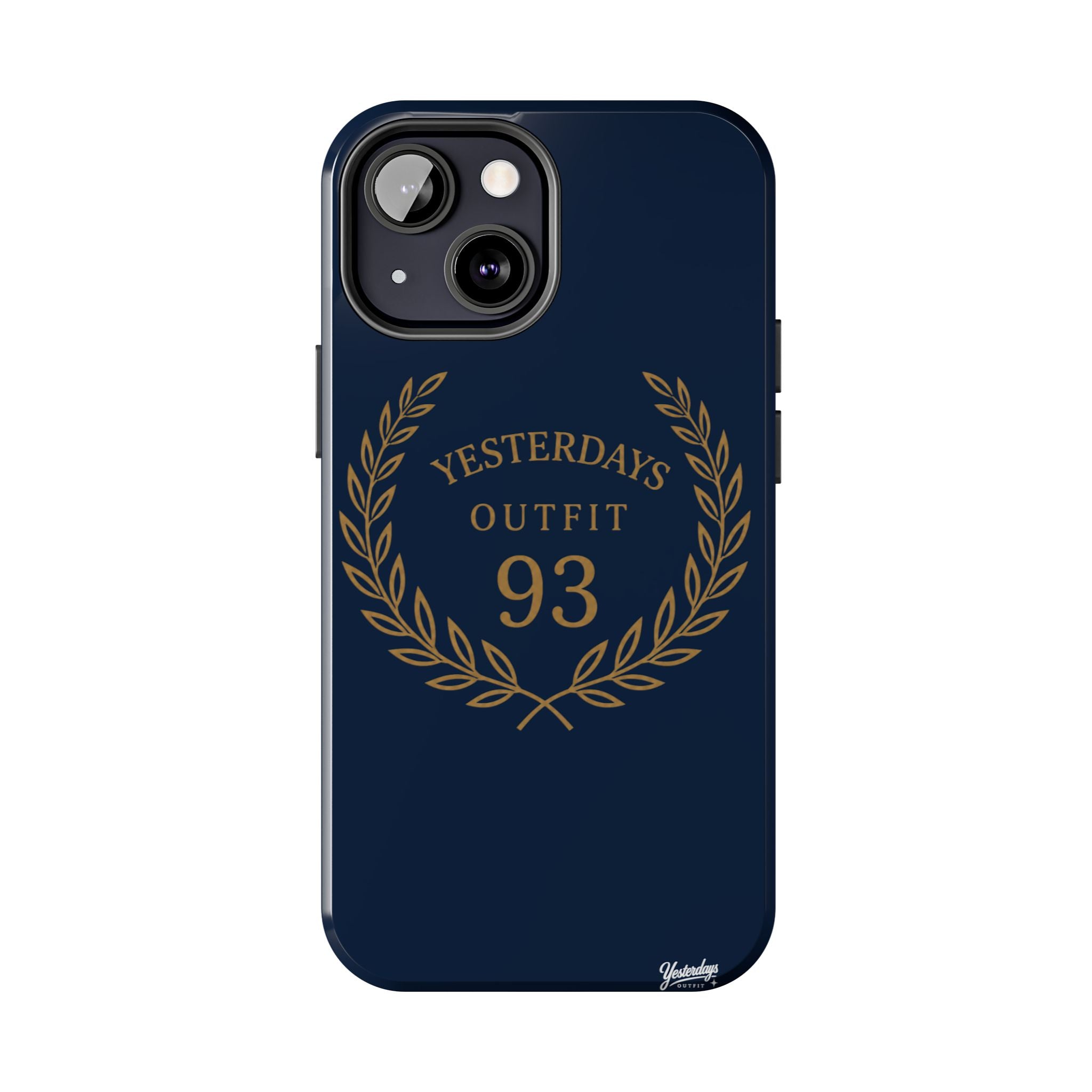 Yesterdays Outfit 93 Phone Case | Laurel Wreath Navy Protective Case