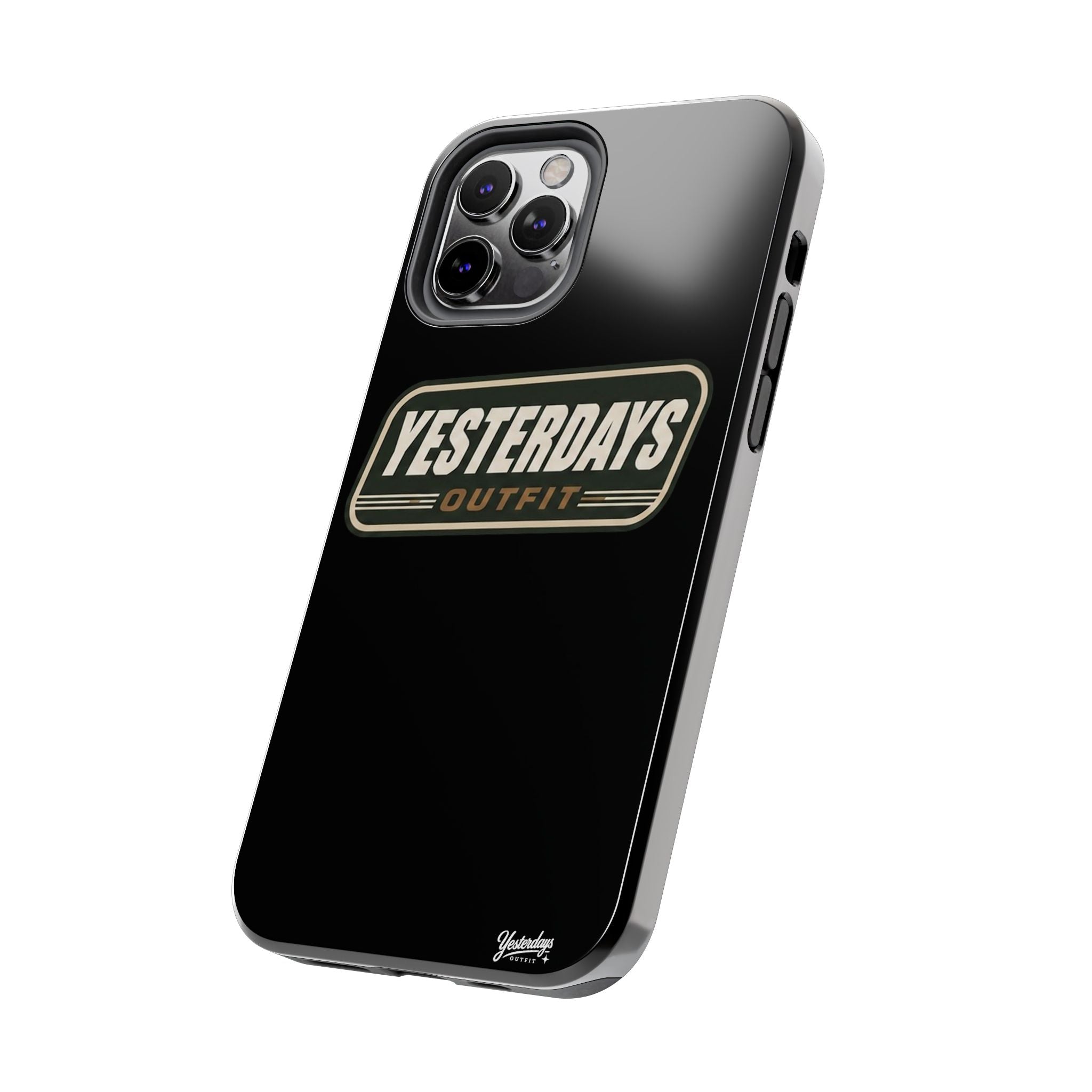 Yesterdays Outfit vintage logo Tough Phone Case | retro badge phone cover