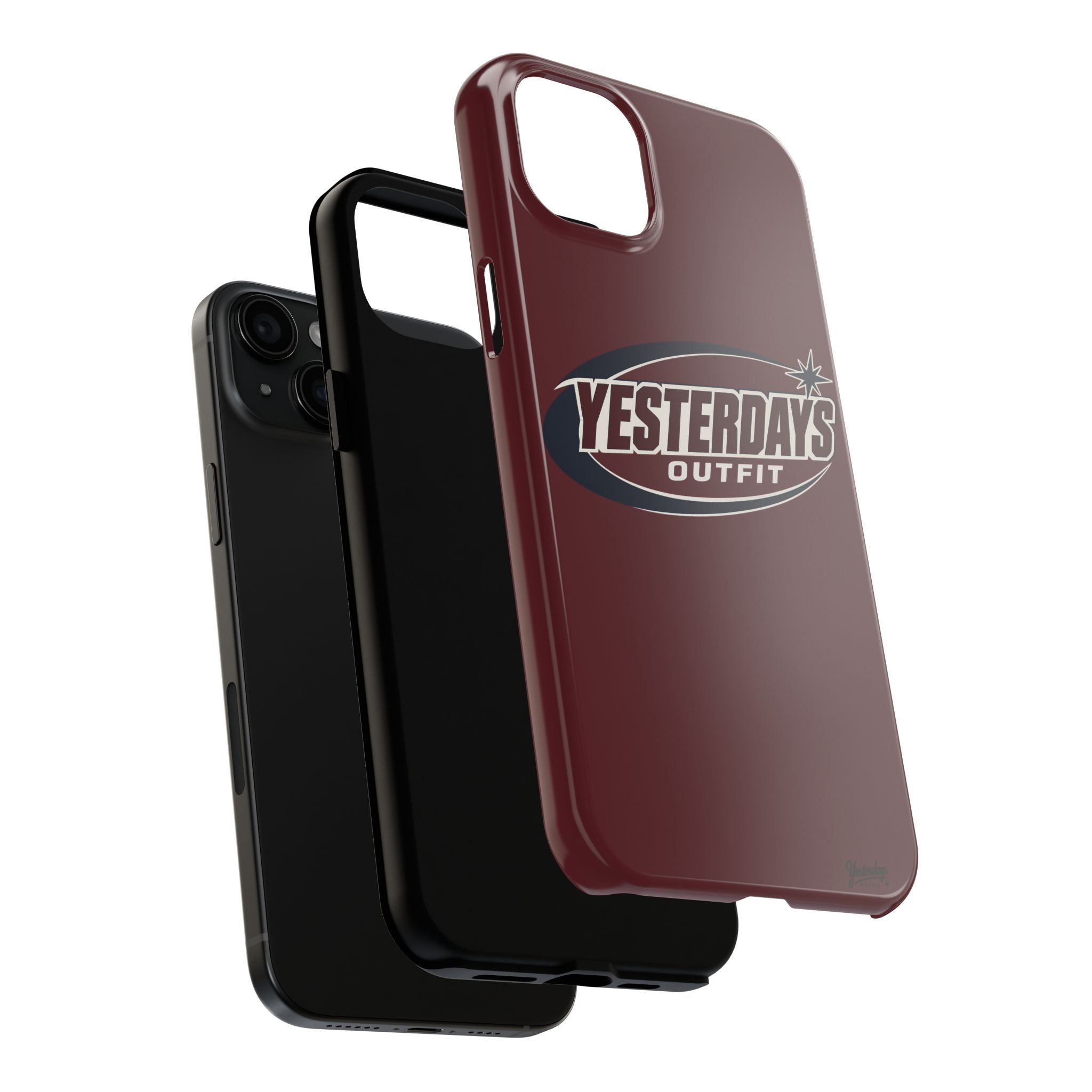 Yesterdays Outfit logo Tough Phone Case | Retro Badge iPhone Android