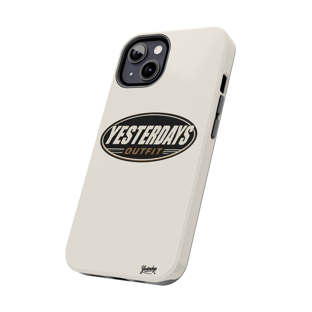 Yesterdays Outfit phone case | Tough Phone Cases, retro oval logo