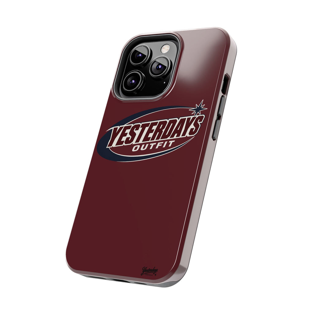 Yesterdays Outfit logo Tough Phone Case | Retro Badge iPhone Android