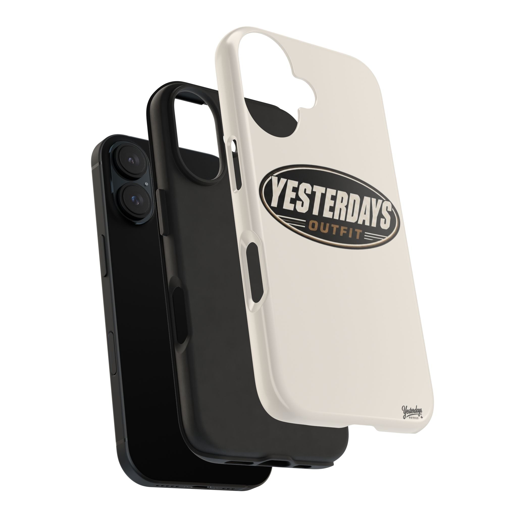 Yesterdays Outfit phone case | Tough Phone Cases, retro oval logo