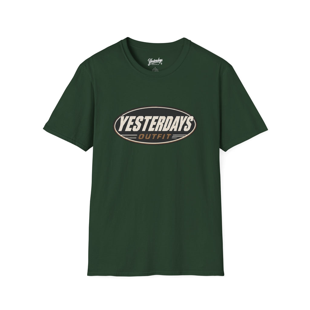 Yesterdays Outfit logo T-Shirt | Vintage oval graphic tee
