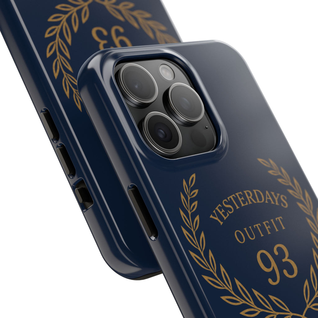 Yesterdays Outfit 93 Phone Case | Laurel Wreath Navy Protective Case