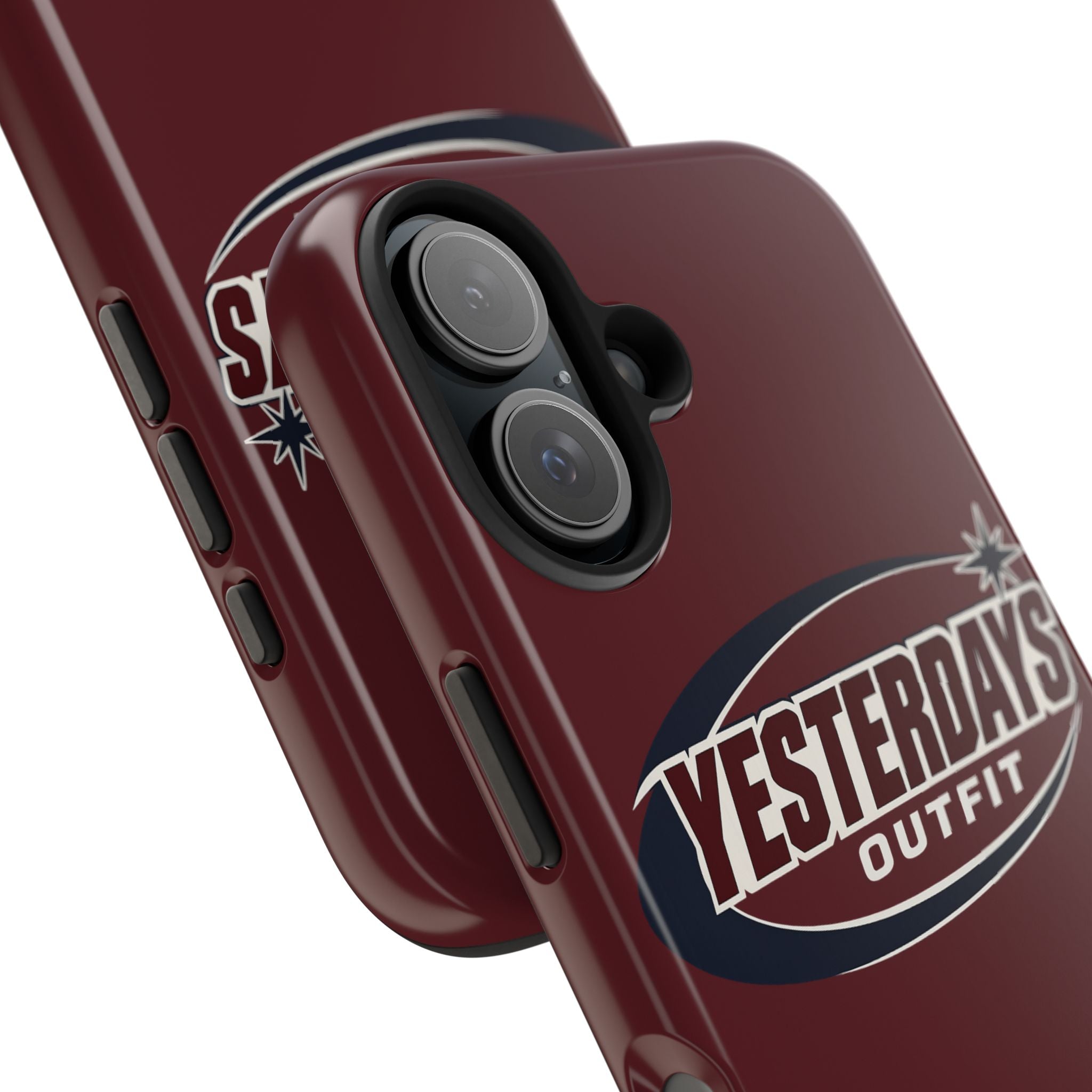 Yesterdays Outfit logo Tough Phone Case | Retro Badge iPhone Android