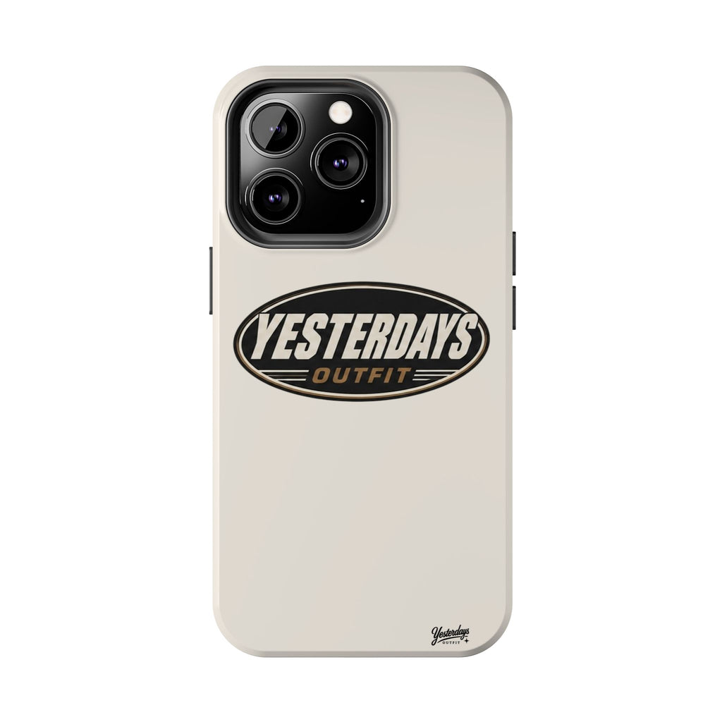 Yesterdays Outfit phone case | Tough Phone Cases, retro oval logo
