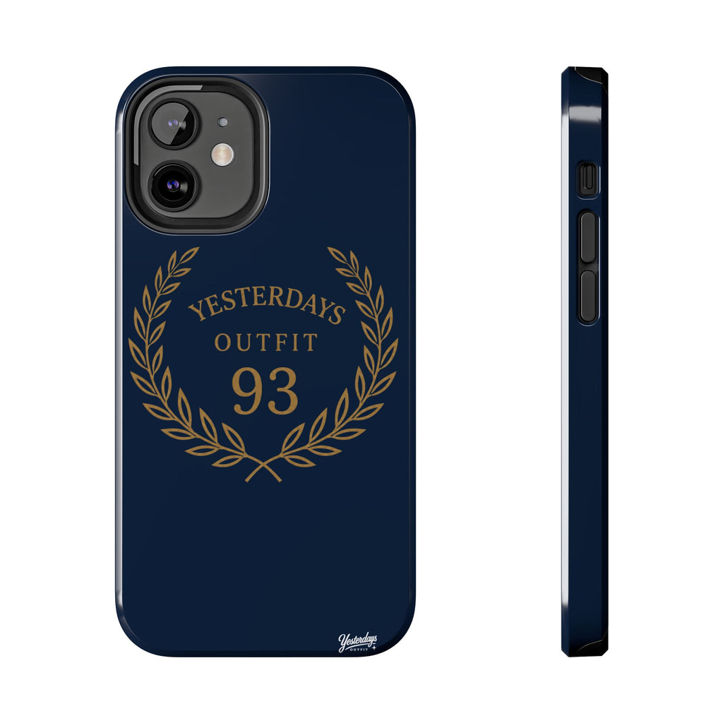 Yesterdays Outfit 93 Phone Case | Laurel Wreath Navy Protective Case