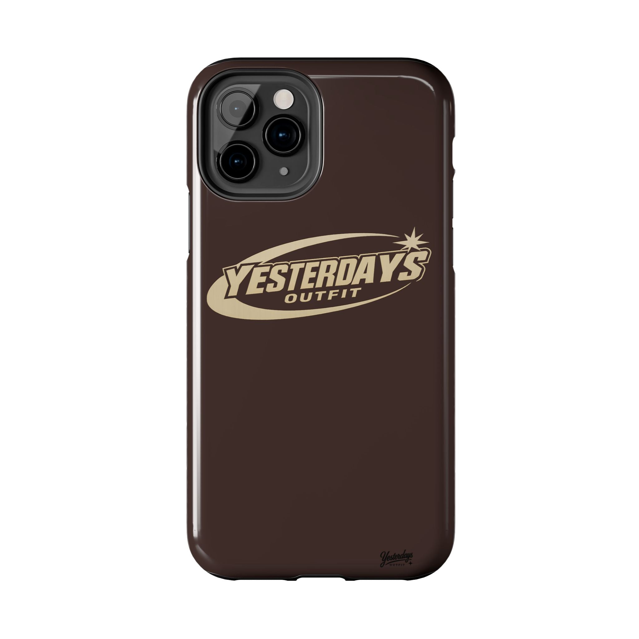 Yesterdays Outfit logo Tough Phone Case | Retro Badge Phone Case