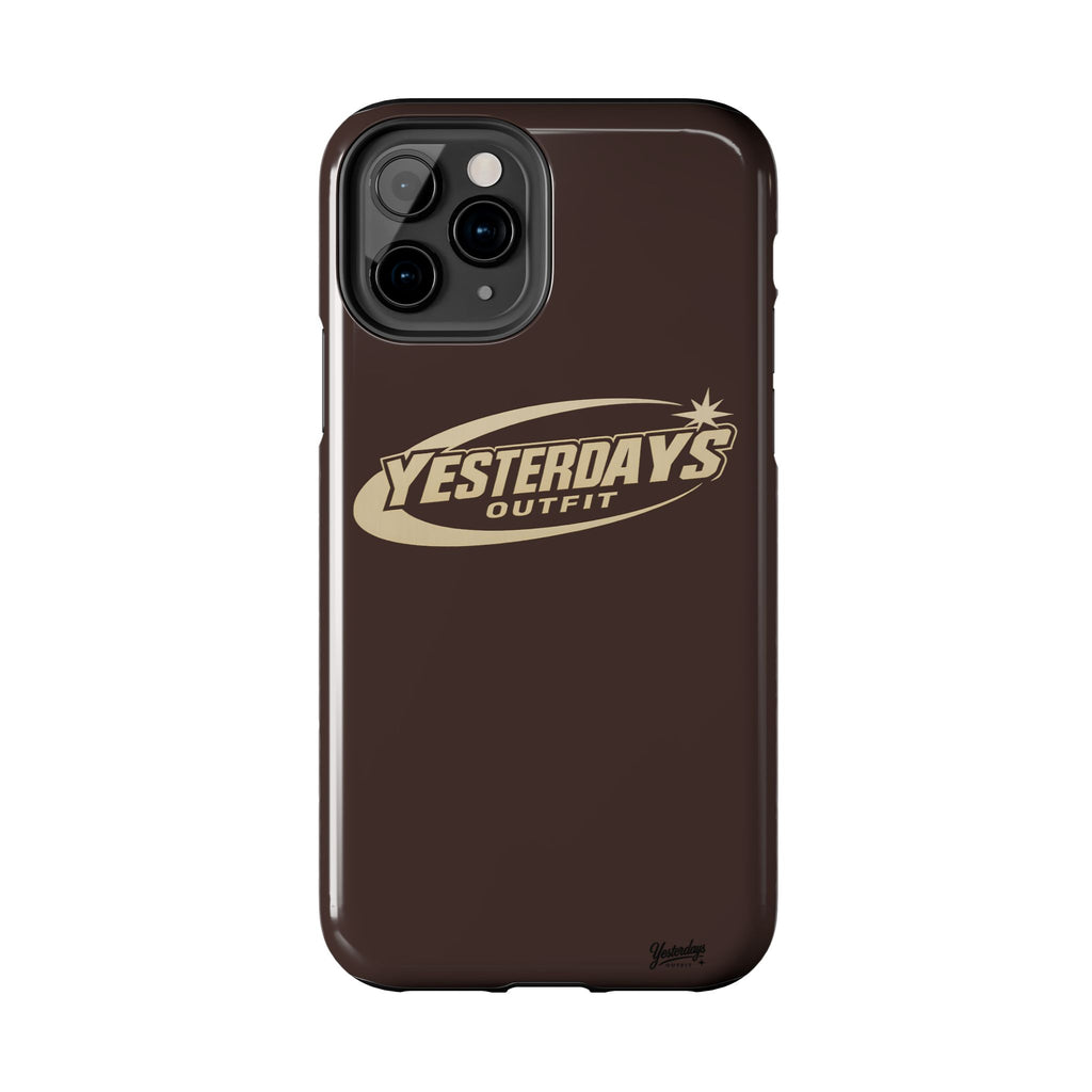 Yesterdays Outfit logo Tough Phone Case | Retro Badge Phone Case