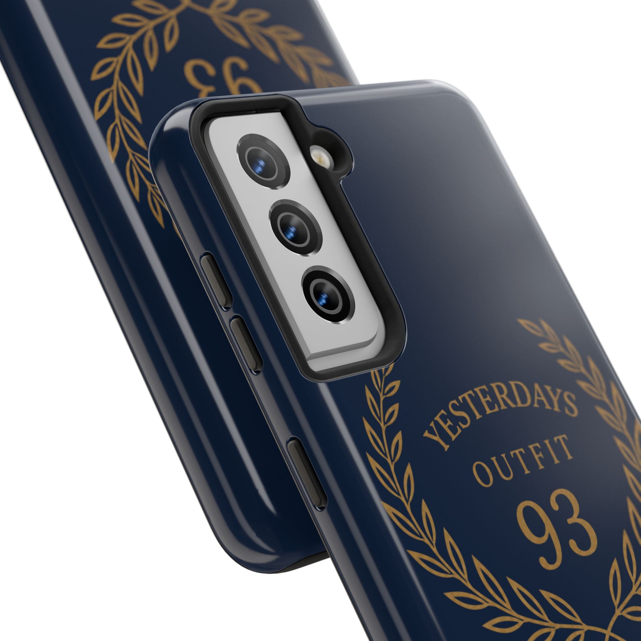 Yesterdays Outfit 93 Phone Case | Laurel Wreath Navy Protective Case