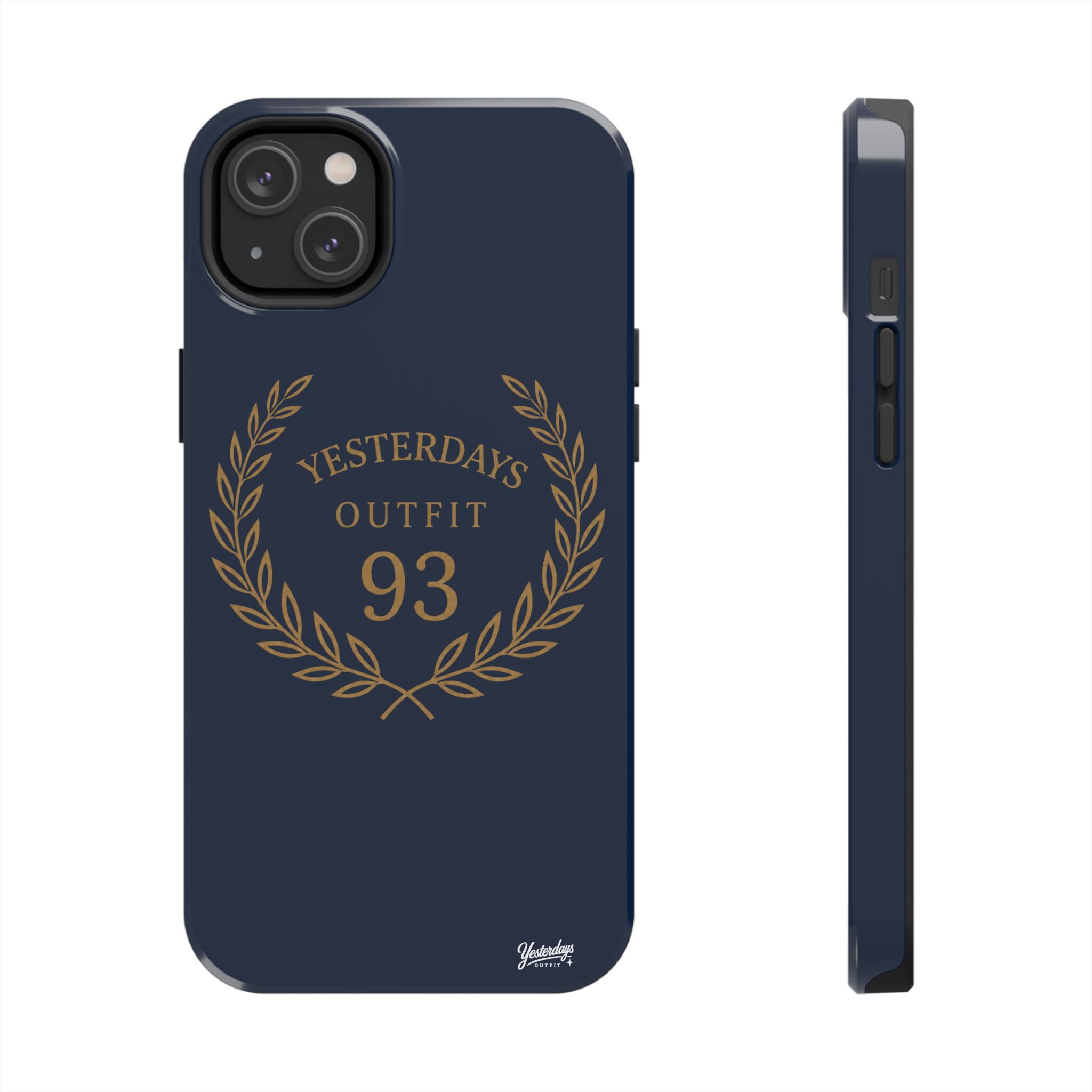 Yesterdays Outfit 93 Phone Case | Laurel Wreath Navy Protective Case