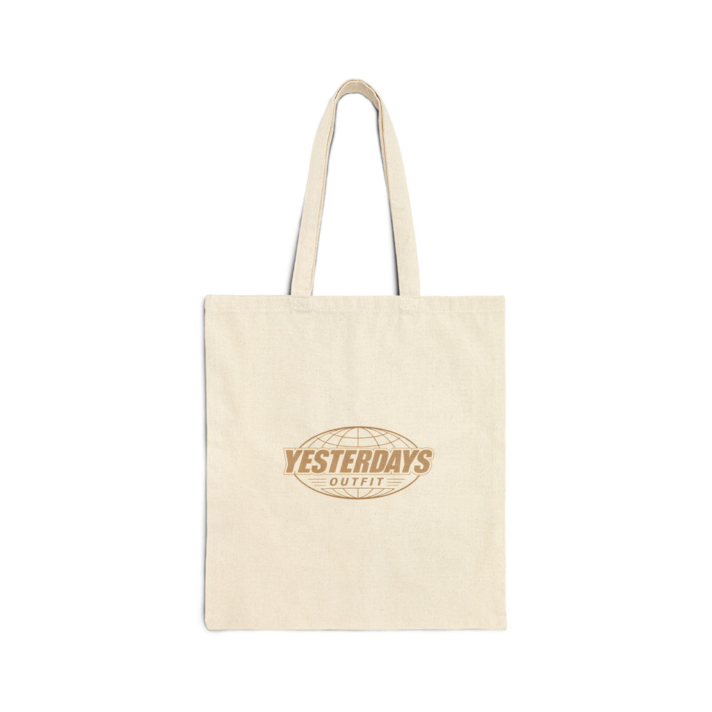 Yesterdays Outfit logo tote bag | Cotton Canvas Tote