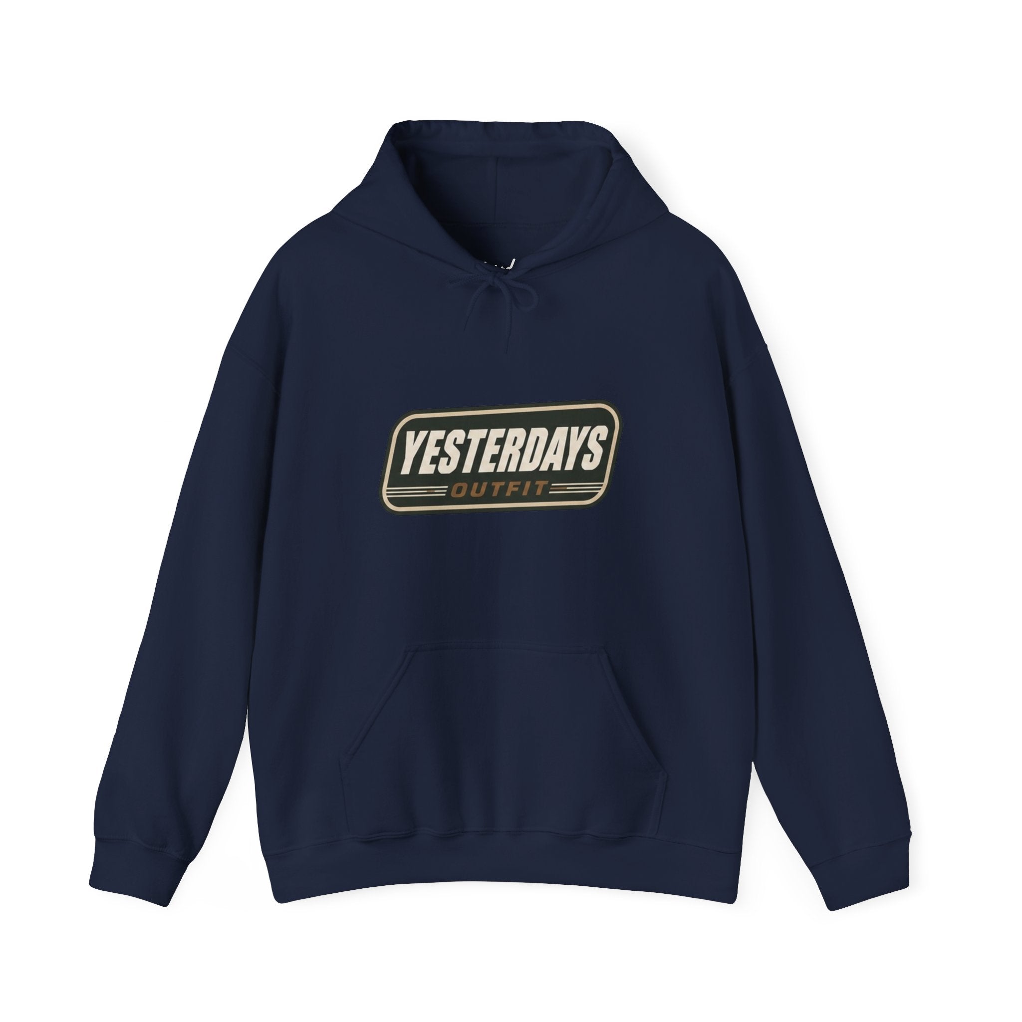 Yesterdays Outfit logo Hoodie | Vintage Patch Graphic Sweatshirt