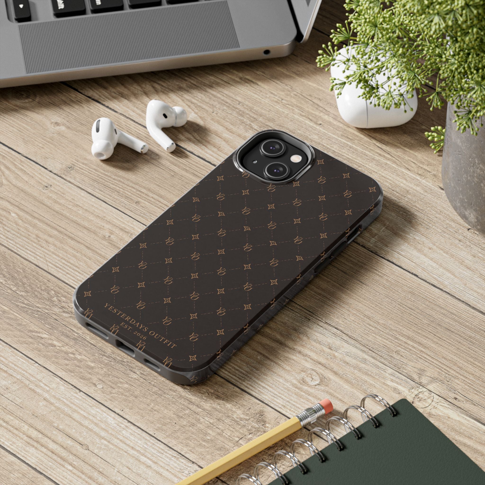 Monogram Pattern Phone Case |  Yesterday’s Outfit Protective Case