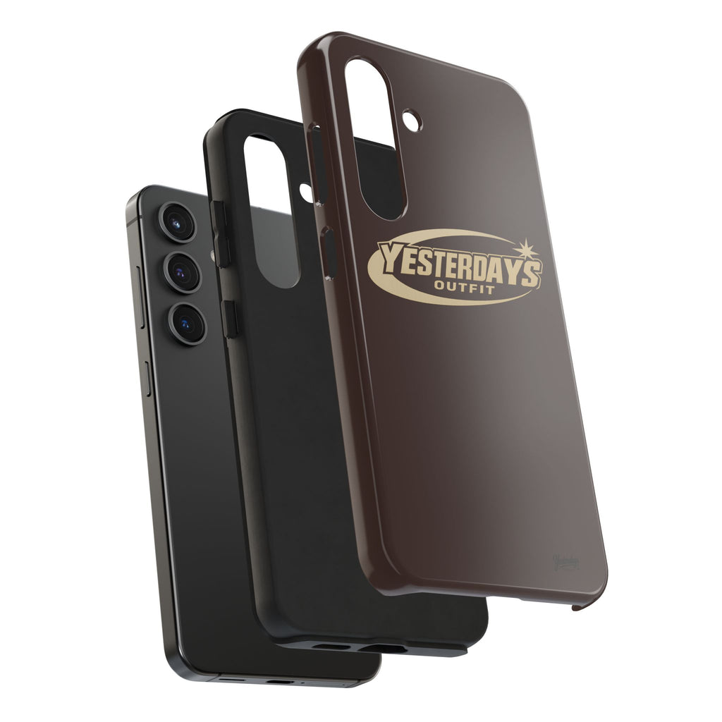 Yesterdays Outfit logo Tough Phone Case | Retro Badge Phone Case