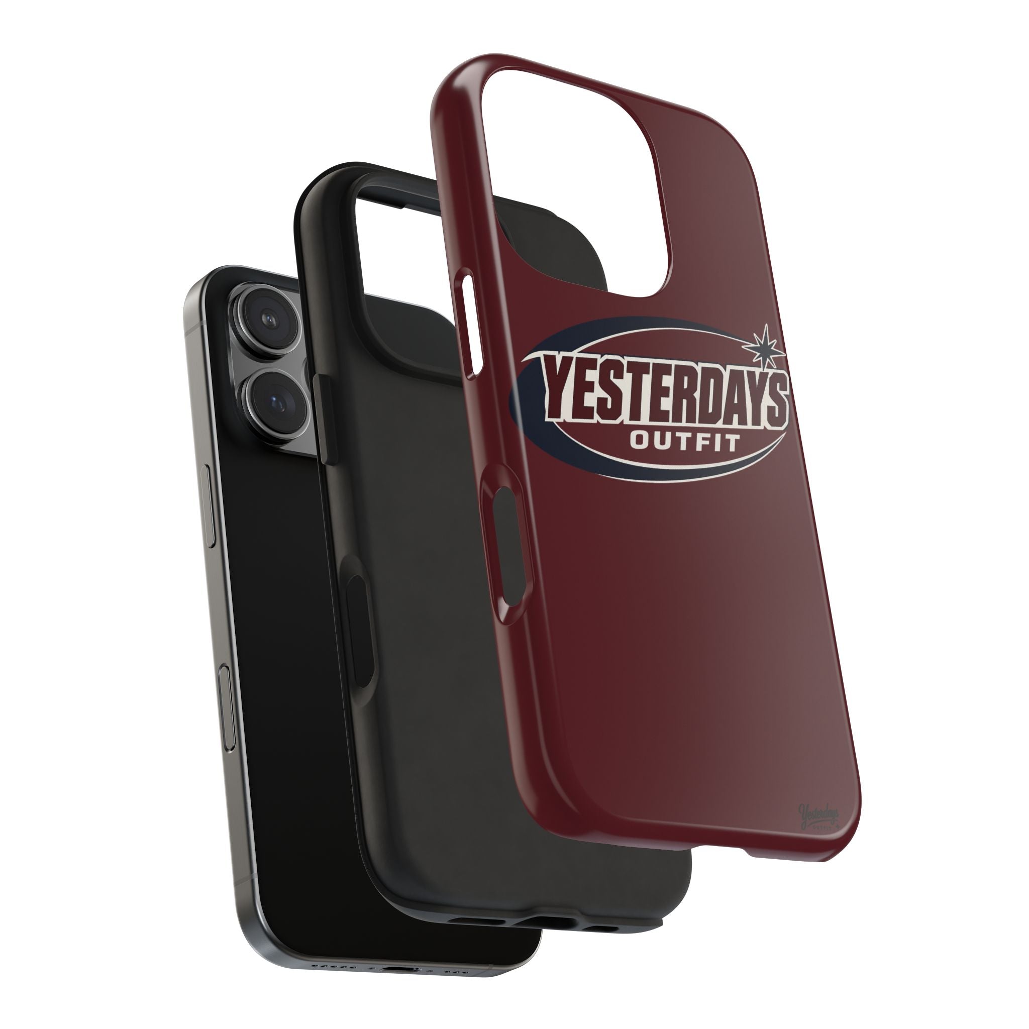 Yesterdays Outfit logo Tough Phone Case | Retro Badge iPhone Android