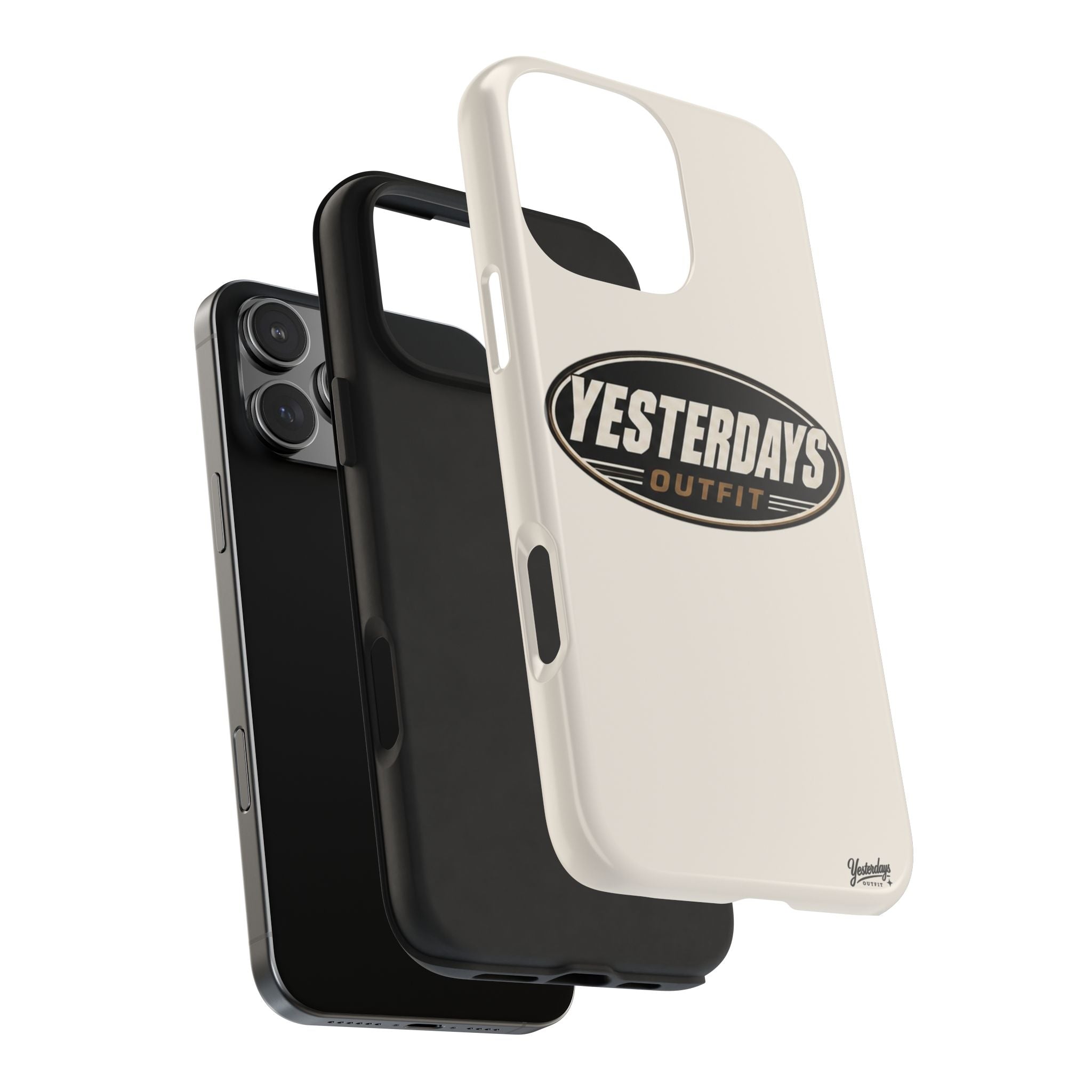 Yesterdays Outfit phone case | Tough Phone Cases, retro oval logo