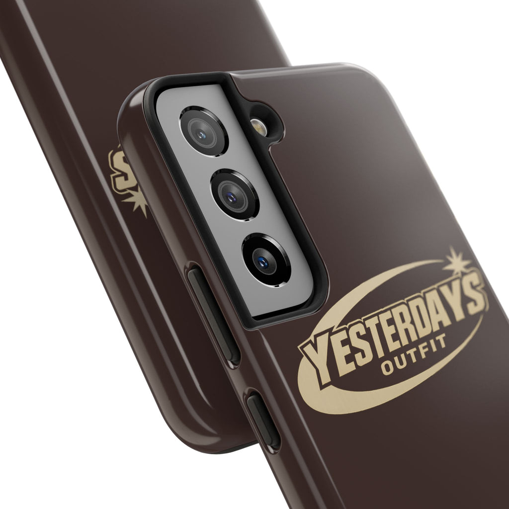 Yesterdays Outfit logo Tough Phone Case | Retro Badge Phone Case