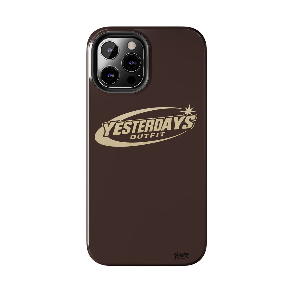 Yesterdays Outfit logo Tough Phone Case | Retro Badge Phone Case