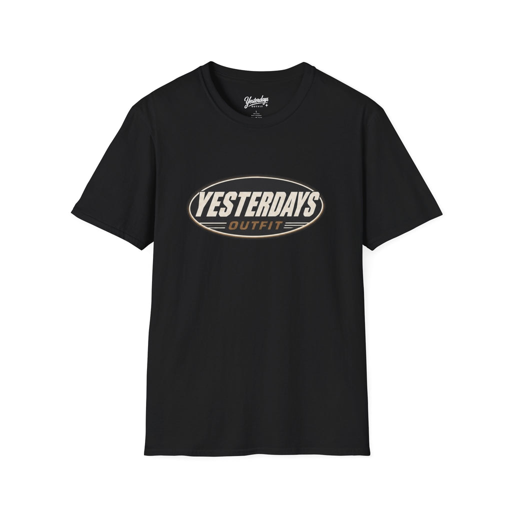 Yesterdays Outfit logo T-Shirt | Vintage oval graphic tee
