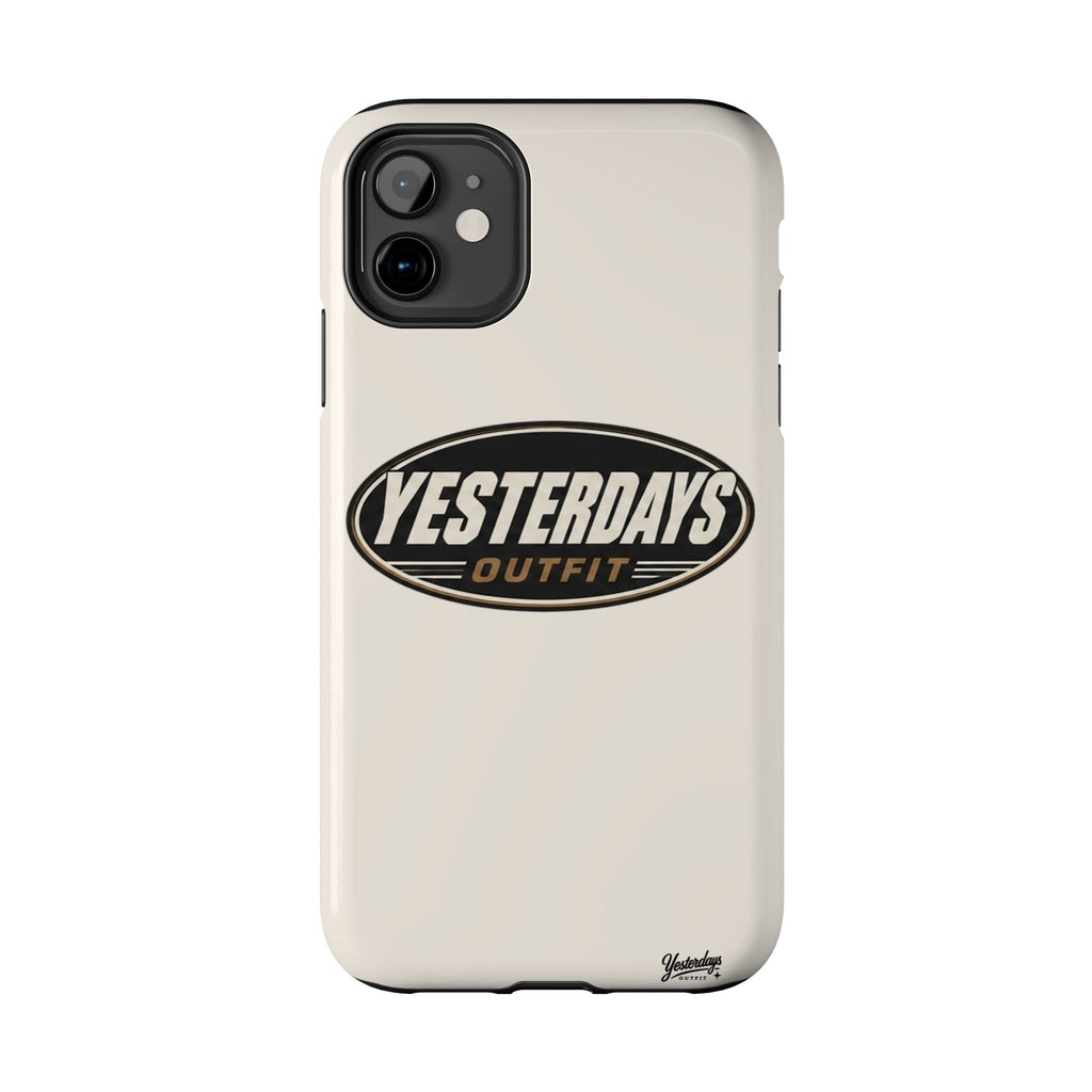 Yesterdays Outfit phone case | Tough Phone Cases, retro oval logo