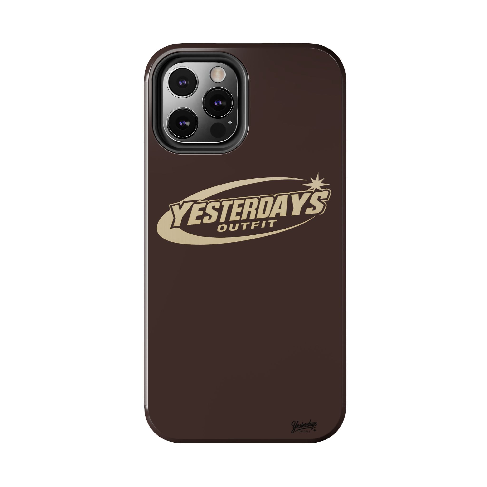 Yesterdays Outfit logo Tough Phone Case | Retro Badge Phone Case