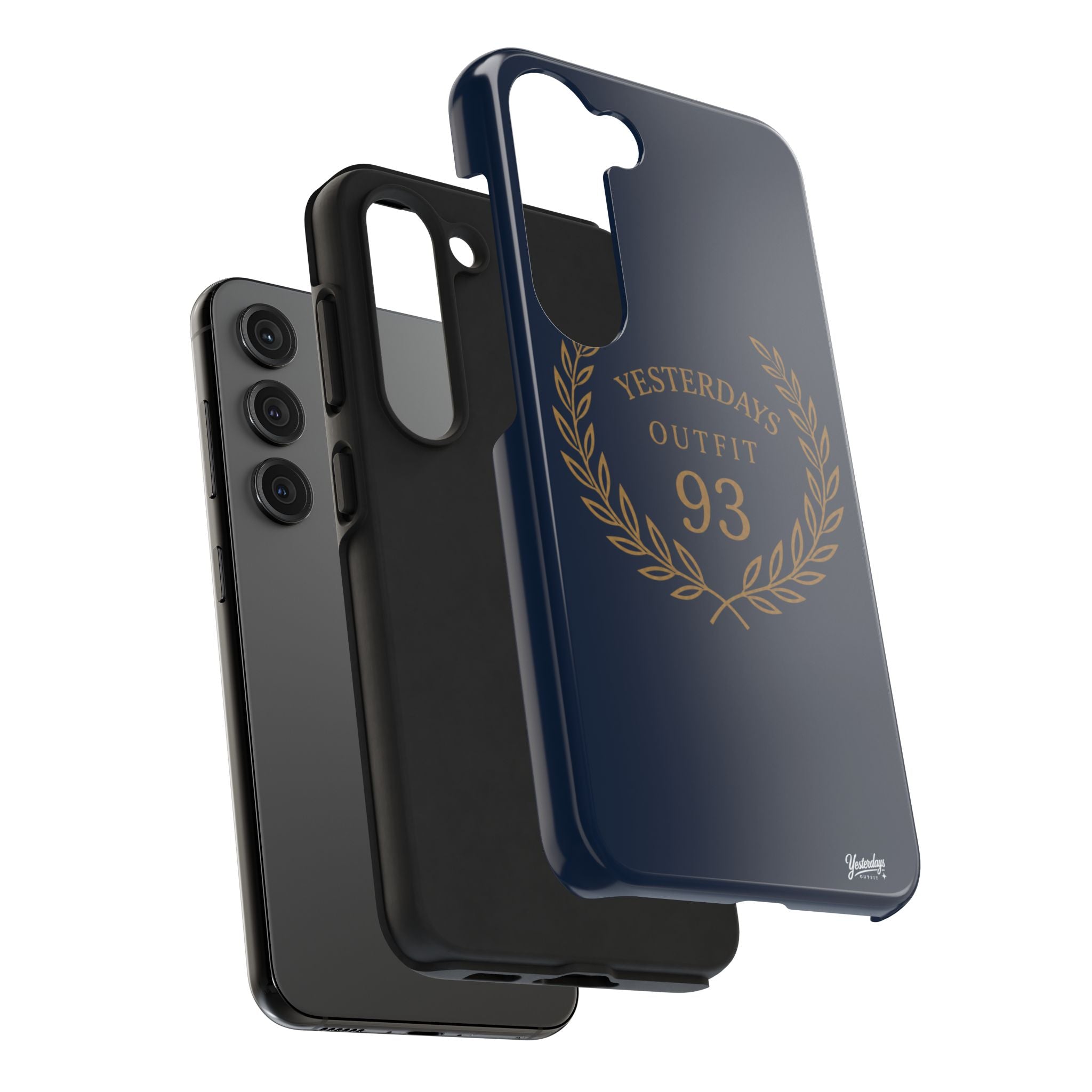 Yesterdays Outfit 93 Phone Case | Laurel Wreath Navy Protective Case