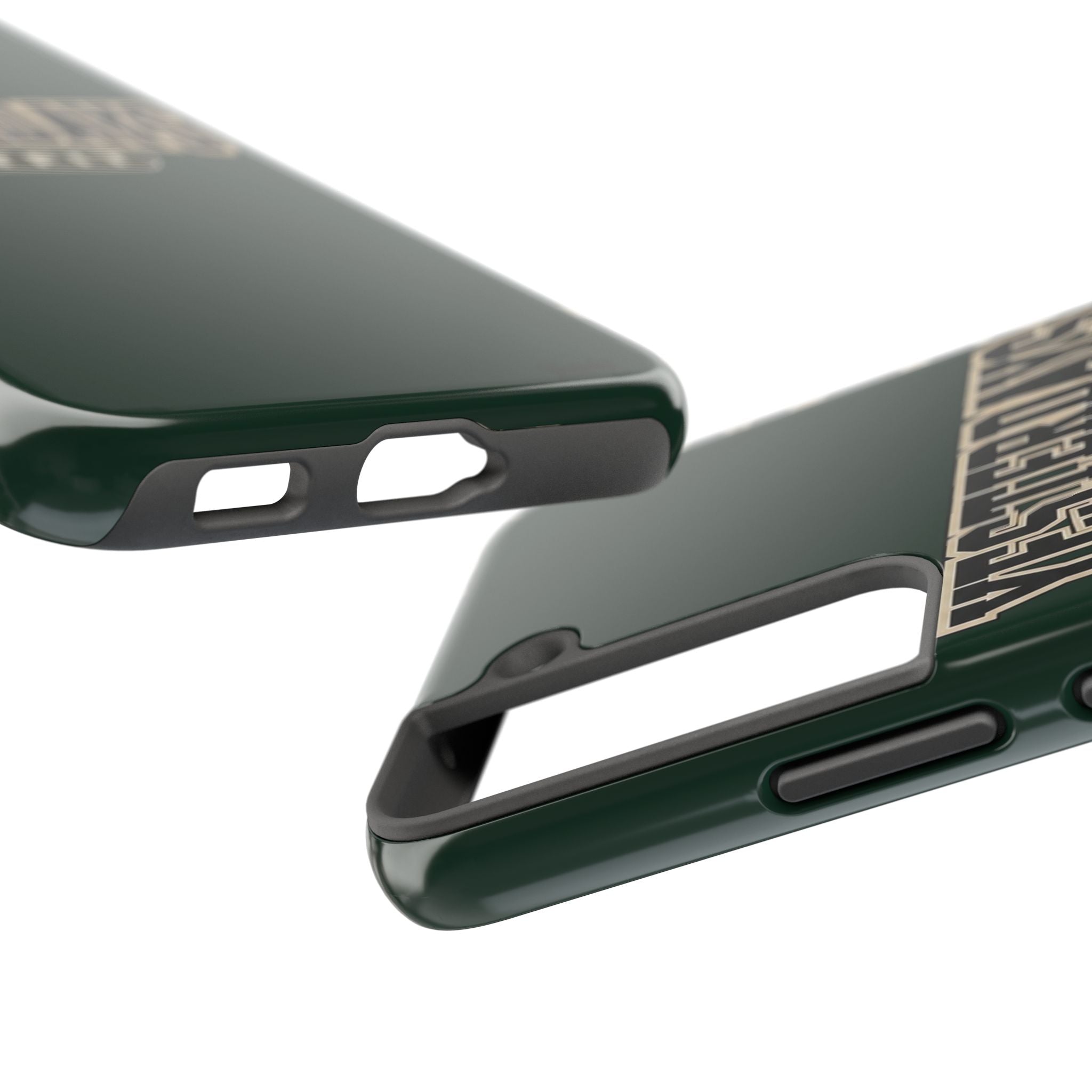 Yesterdays Outfit phone case | Retro collegiate logo, tough protective case
