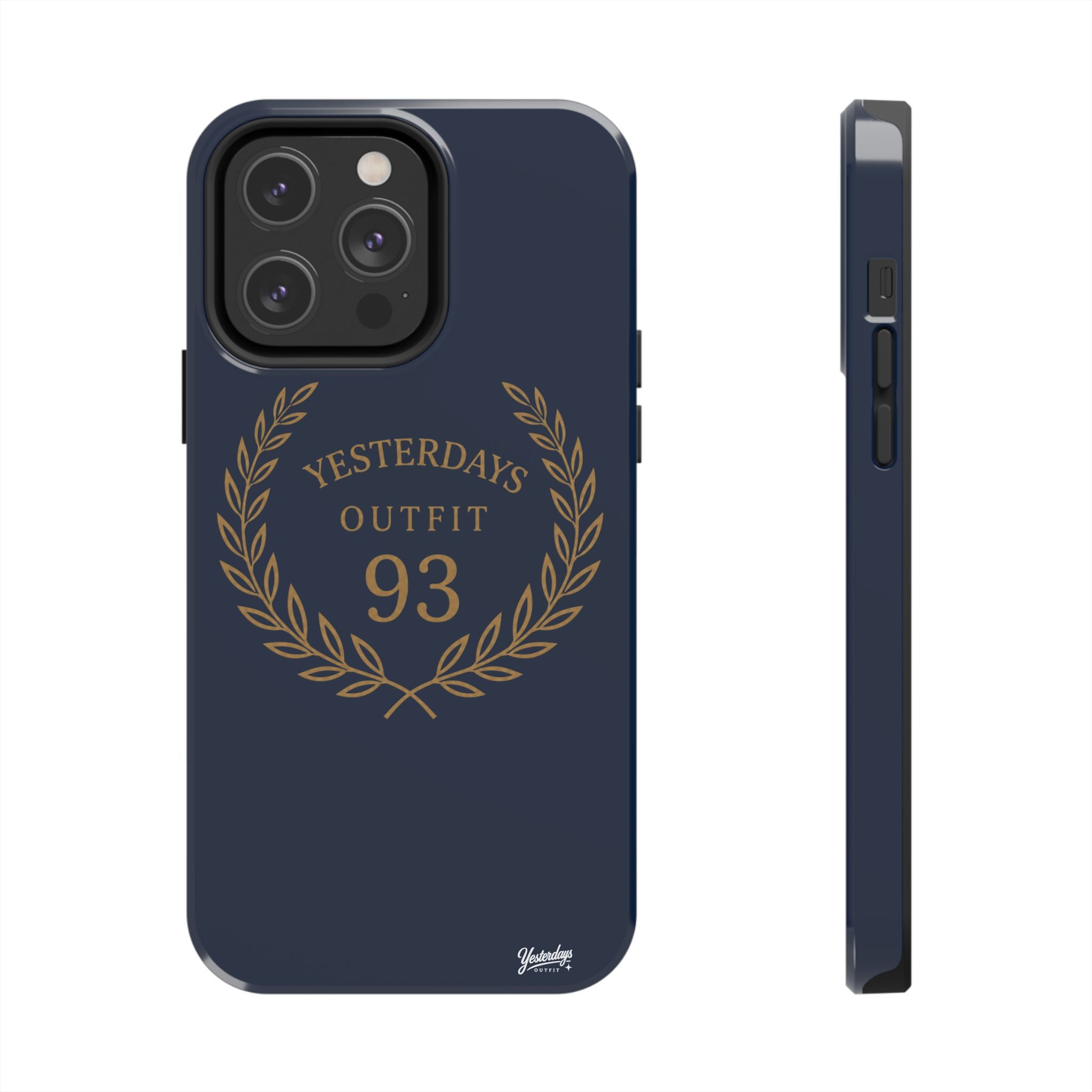 Yesterdays Outfit 93 Phone Case | Laurel Wreath Navy Protective Case