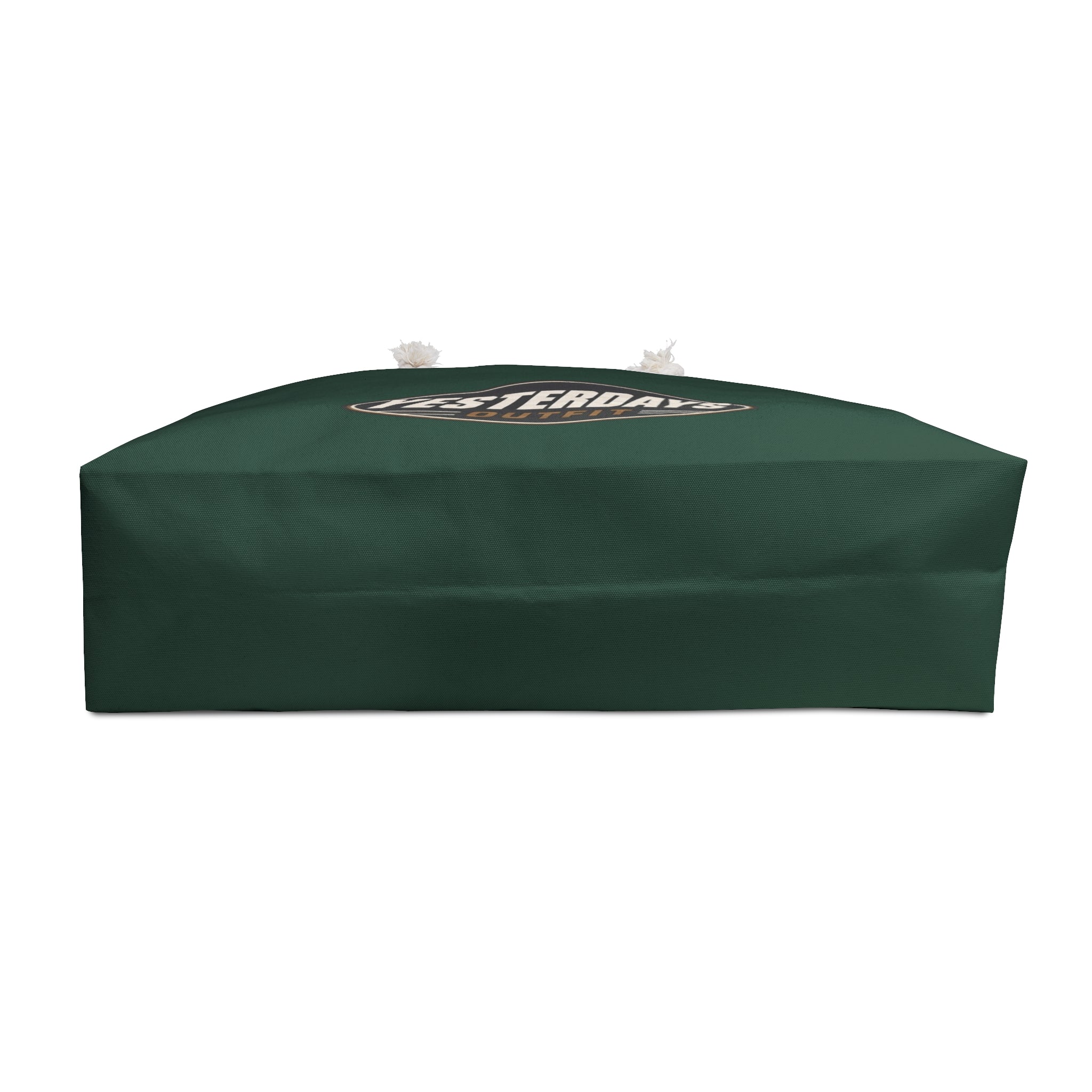 Yesterdays Outfit Logo Weekender Bag | Vintage Oval Logo, Green Canvas